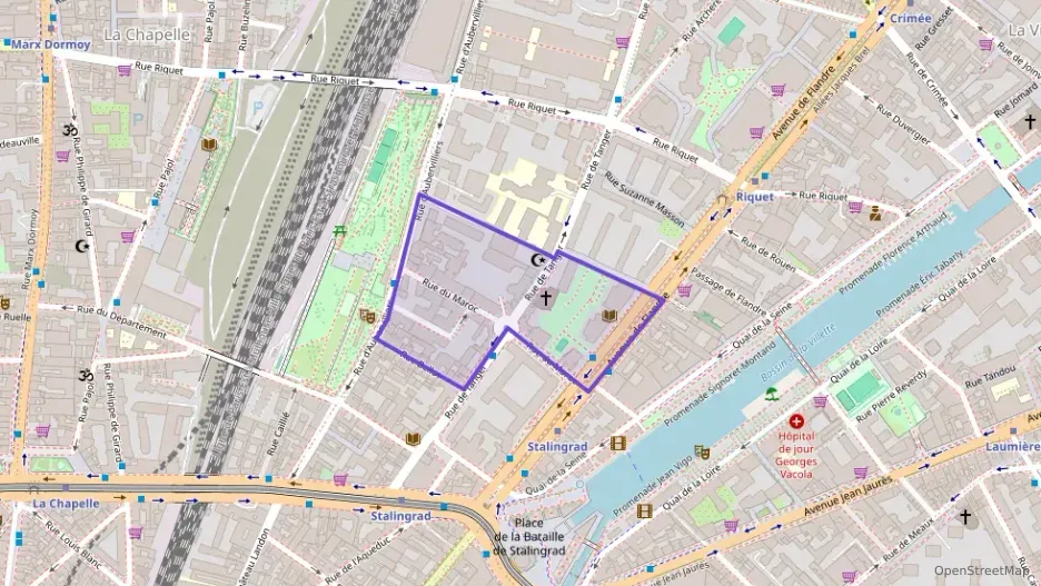 Appartement 69 m² trois pièces à vendre à Paris 19e Arrondissement