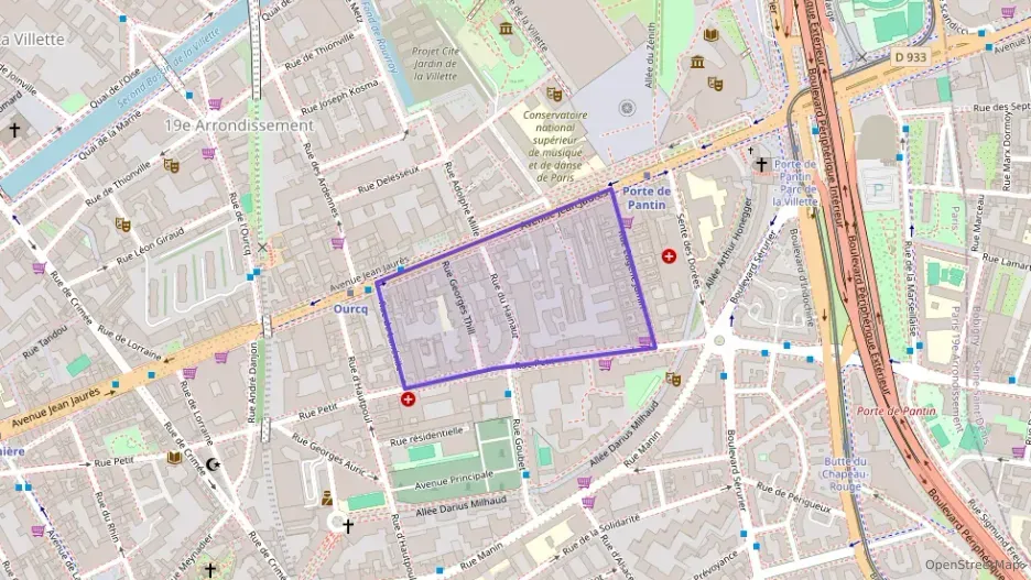 Appartement 76 m² quatre pièces à vendre à Paris 19e Arrondissement
