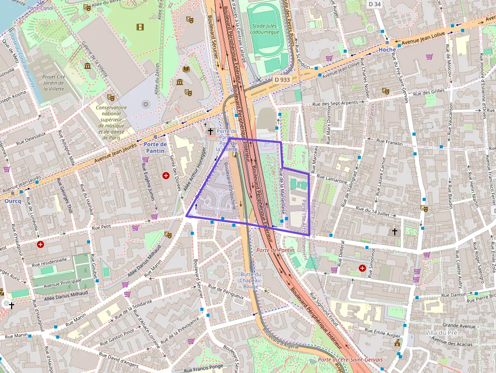 Appartement 77 m² trois pièces à vendre à Paris 19e Arrondissement