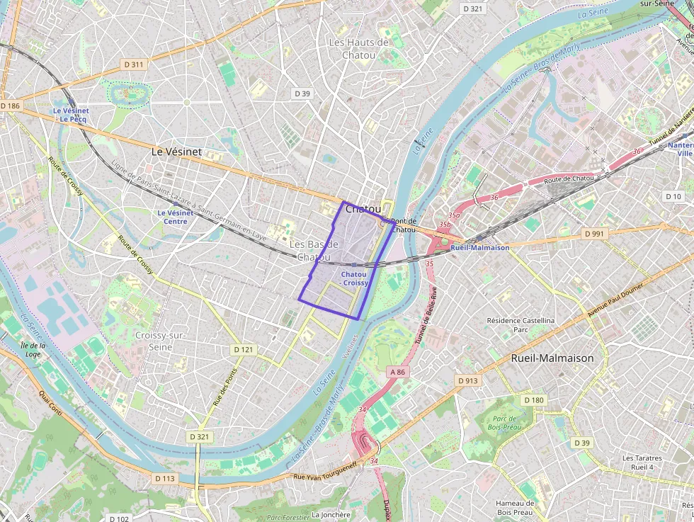 Appartement 55 m² deux pieces à vendre à Chatou