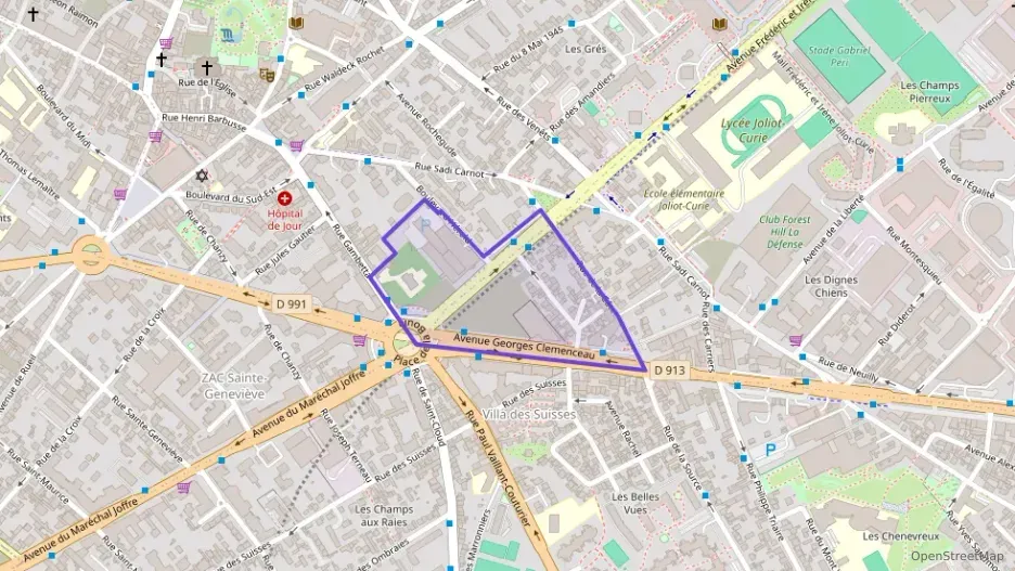 Appartement 52 m² trois pièces à vendre à Nanterre