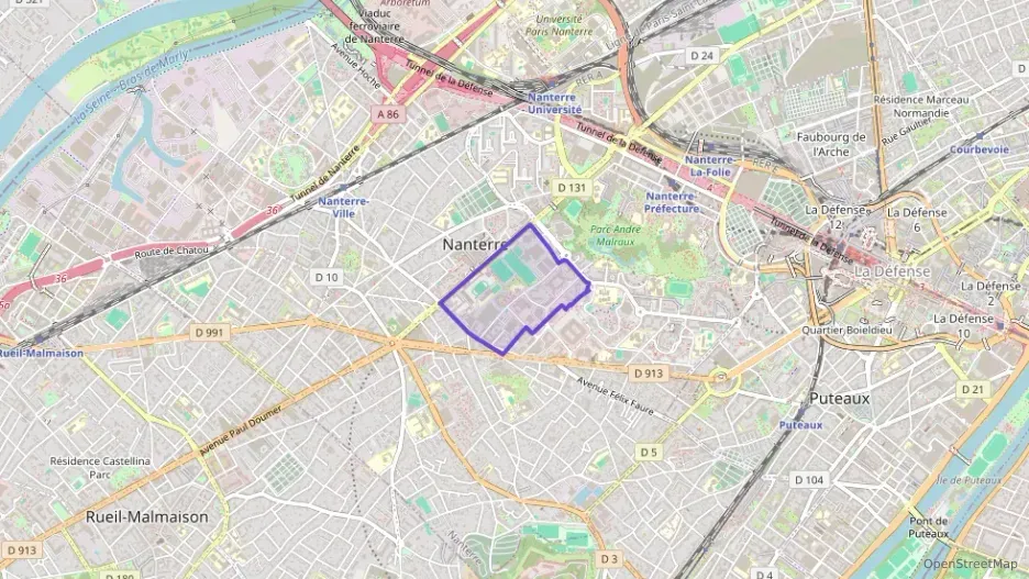 Appartement 46 m² deux pieces à vendre à Nanterre