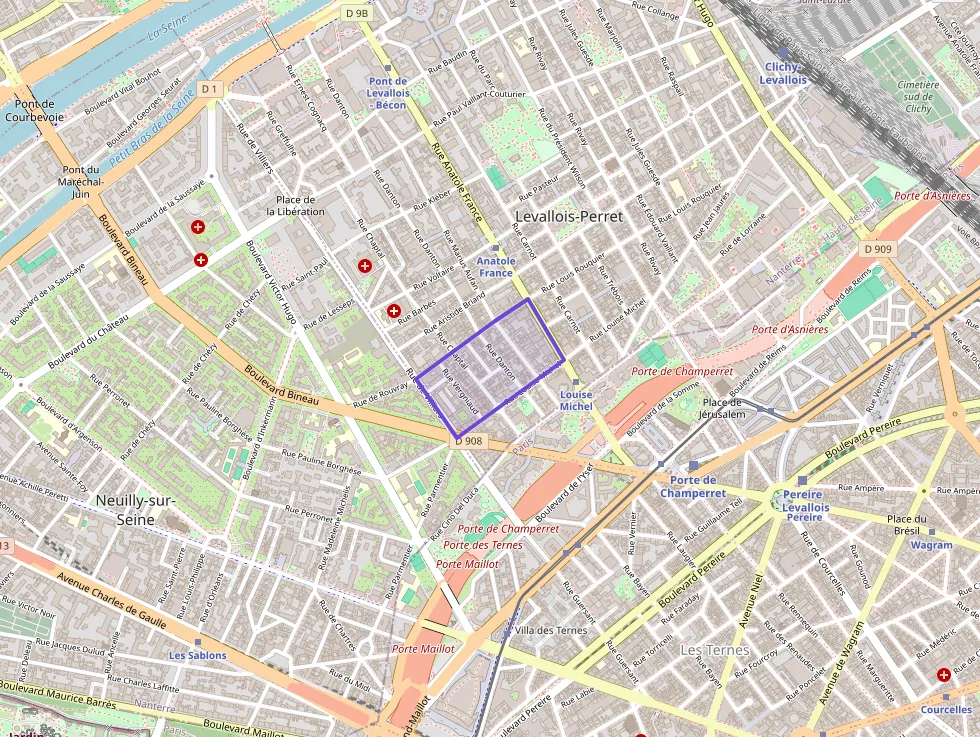 Appartement 57 m² trois pièces à vendre à Levallois-Perret