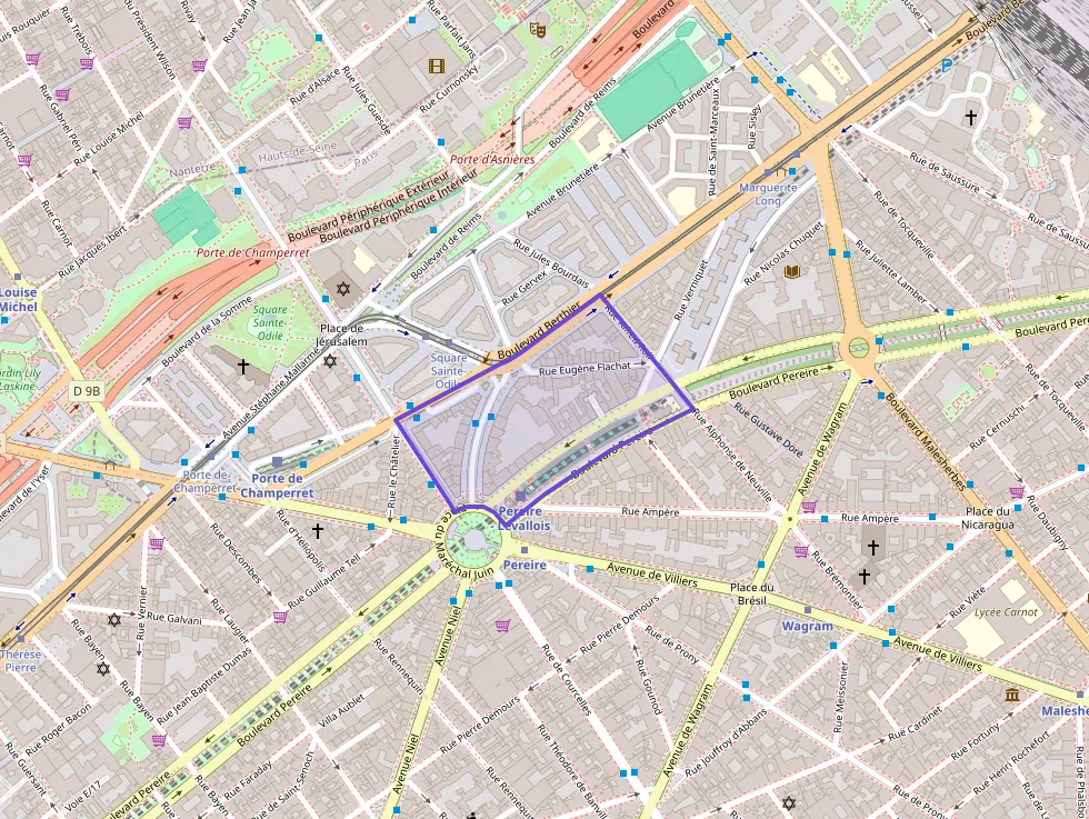 Appartement 58 m² deux pieces à vendre à Paris 17e Arrondissement