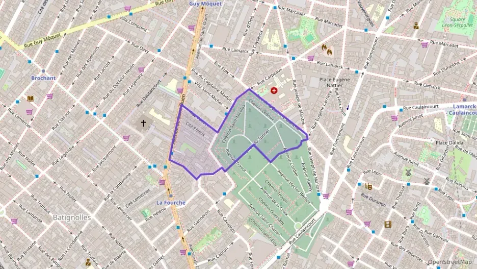 Appartement 43 m² deux pieces à vendre à Paris 18e Arrondissement
