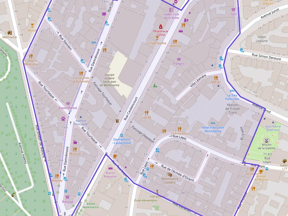 Appartement 55 m² trois pièces à vendre à Paris 18e Arrondissement