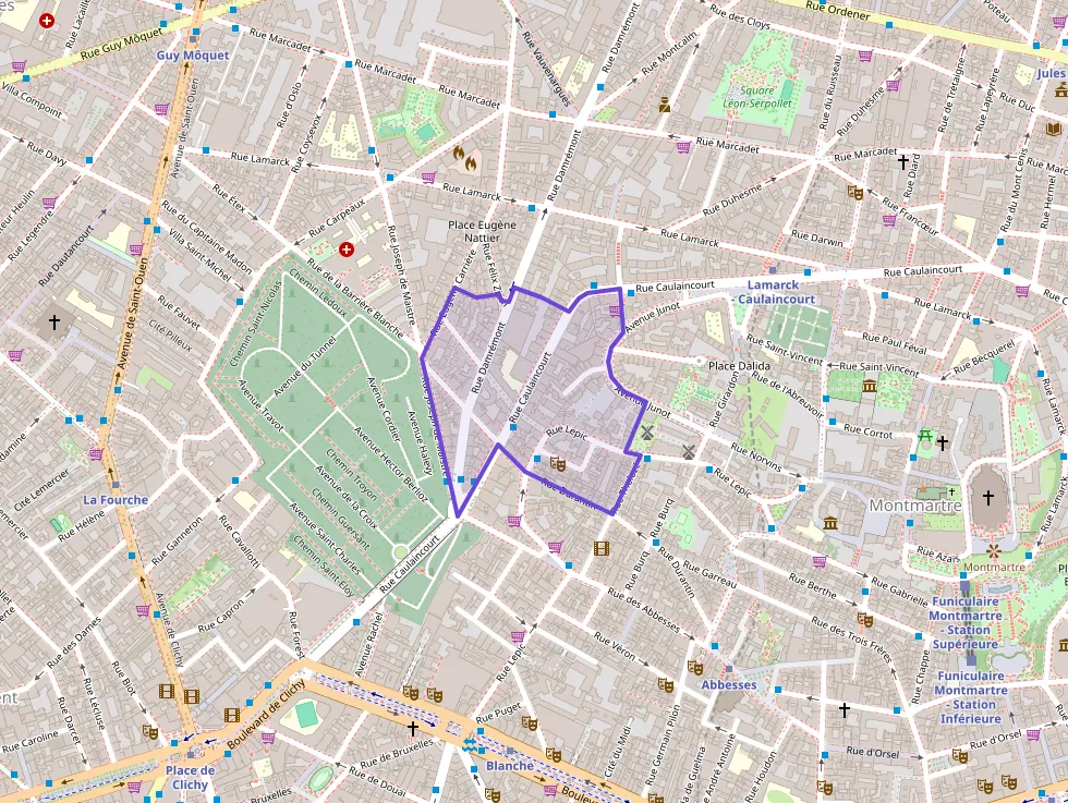 Appartement 55 m² trois pièces à vendre à Paris 18e Arrondissement