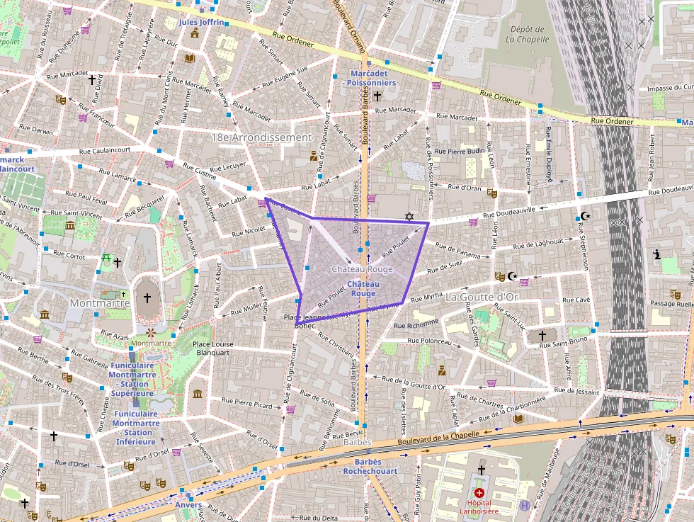 Appartement 37 m² trois pièces à vendre à Paris 18e Arrondissement