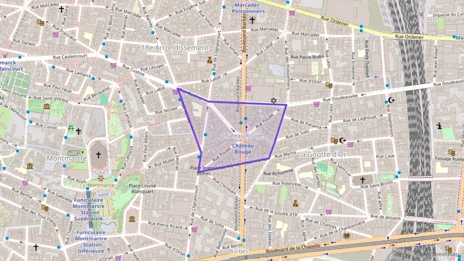 Appartement 96 m² quatre pièces à vendre à Paris 18e Arrondissement