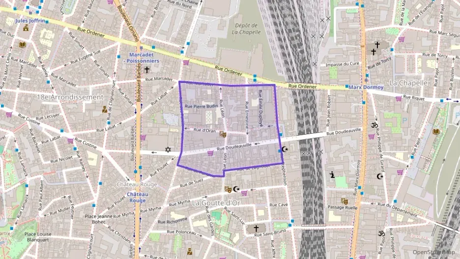 Appartement 45 m² trois pièces à vendre à Paris 18e Arrondissement