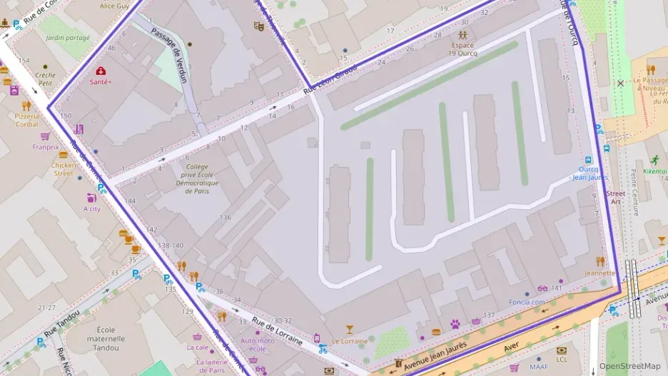 Appartement 52 m² trois pièces à vendre à Paris 19e Arrondissement