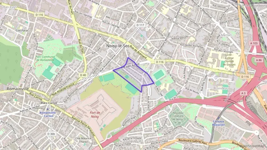 Appartement 63 m² trois pièces à vendre à Noisy-le-Sec