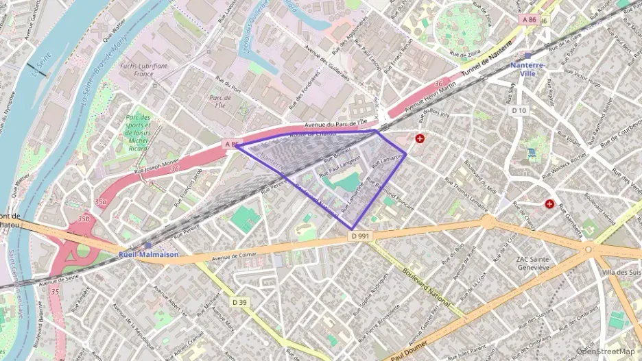 Appartement 46 m² deux pieces à vendre à Nanterre