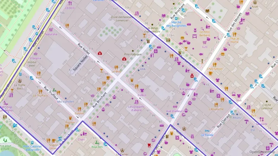 Appartement 52 m² deux pieces à vendre à Paris 17e Arrondissement