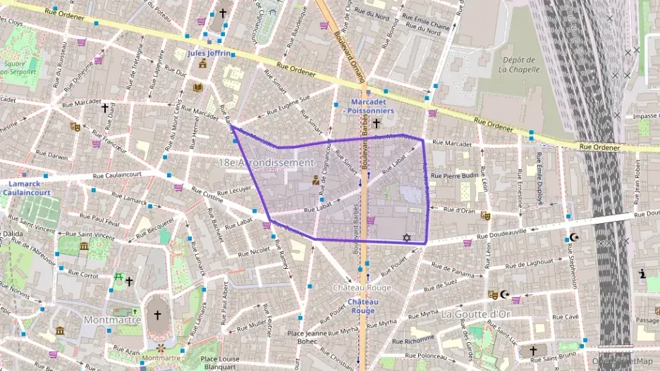 Appartement 20 m² une piece à vendre à Paris 18e Arrondissement