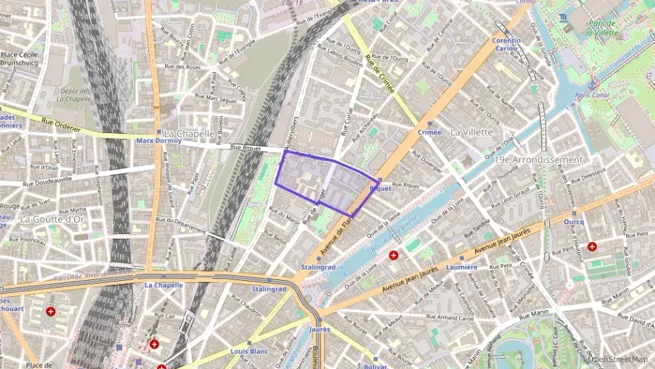 Appartement 81 m² trois pièces à vendre à Paris 19e Arrondissement