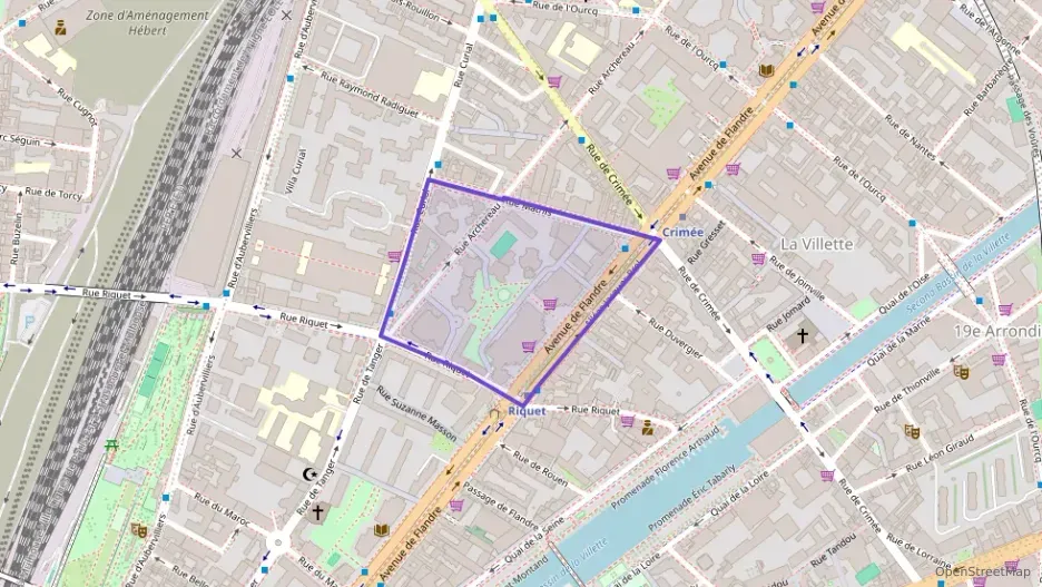 Appartement 69 m² quatre pièces à vendre à Paris 19e Arrondissement