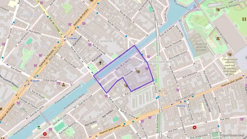 Appartement 112 m² cinq pièces à vendre à Paris 19e Arrondissement