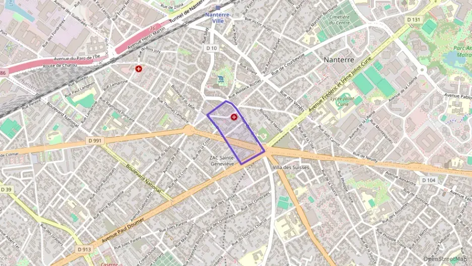 Appartement 54 m² trois pièces à vendre à Nanterre