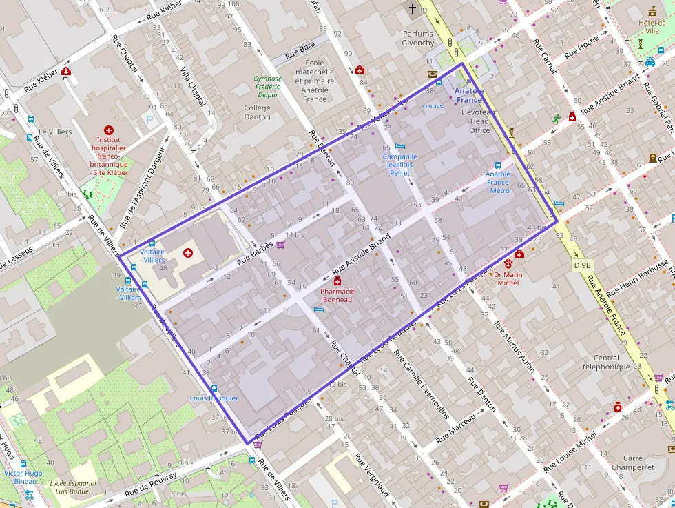 Appartement 62 m² trois pièces à vendre à Levallois-Perret