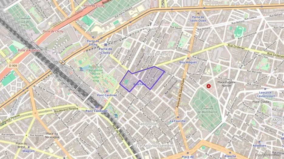 Appartement 62 m² trois pièces à vendre à Paris 17e Arrondissement