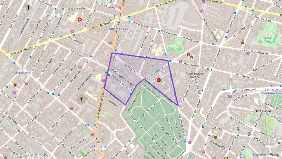 Appartement 39 m² deux pieces à vendre à Paris 18e Arrondissement