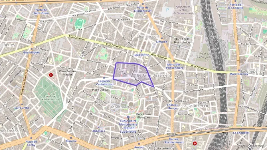 Appartement 41 m² deux pieces à vendre à Paris 18e Arrondissement