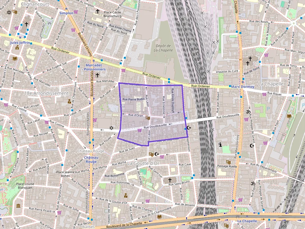 Appartement 70 m² trois pièces à vendre à Paris 18e Arrondissement