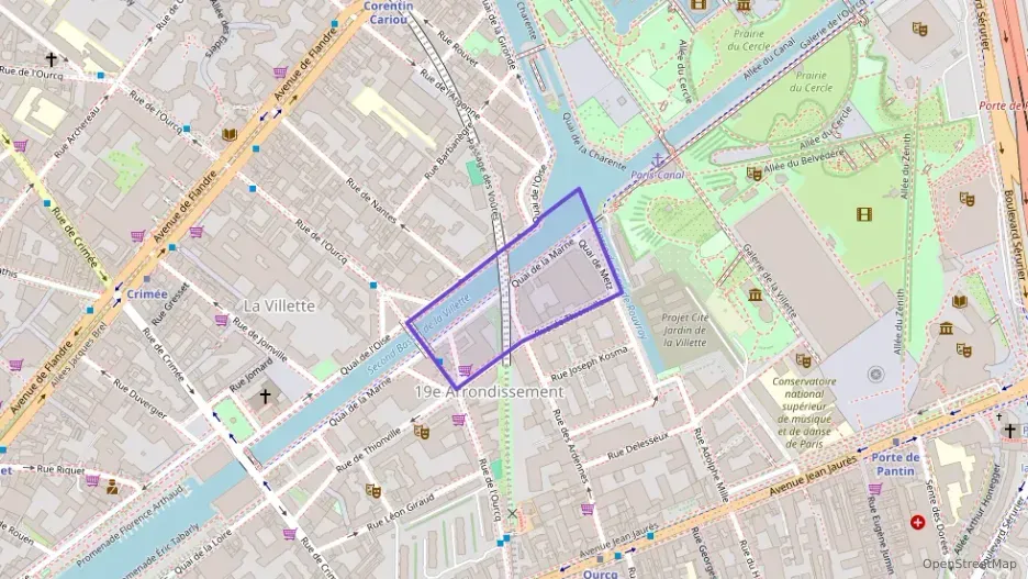 Appartement 40 m² deux pieces à vendre à Paris 19e Arrondissement