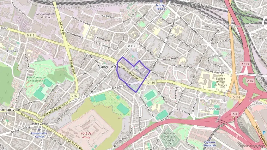 Appartement 81 m² quatre pièces à vendre à Noisy-le-Sec