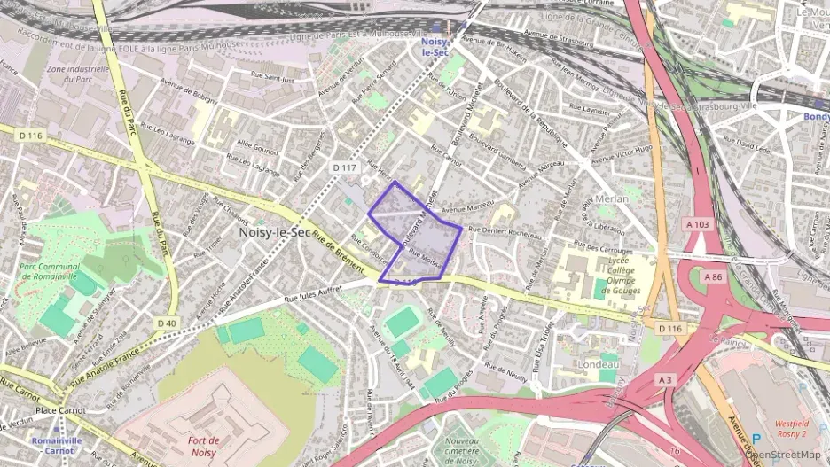 Appartement 47 m² deux pieces à vendre à Noisy-le-Sec