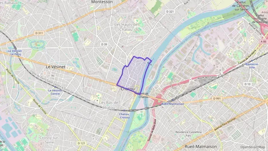 Appartement 61 m² trois pièces à vendre à Chatou Appartement 61 m² trois pièces à vendre à Chatou