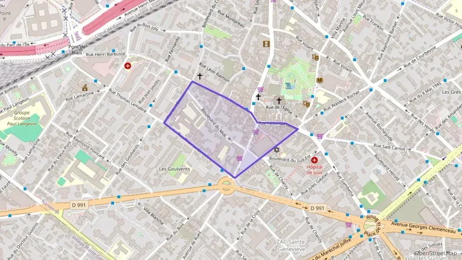Appartement 47 m² trois pièces à vendre à Nanterre