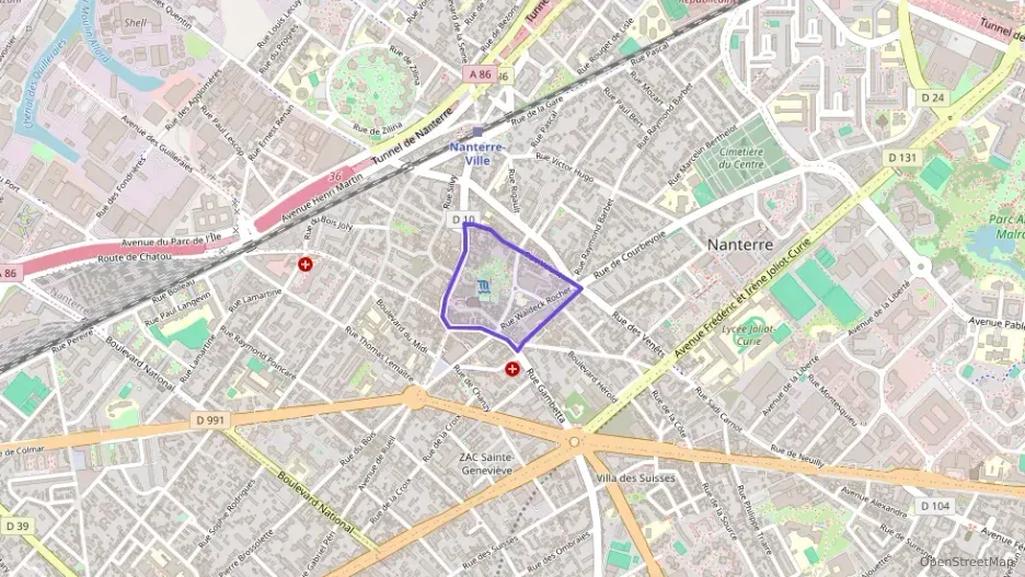 Appartement 42 m² deux pieces à vendre à Nanterre