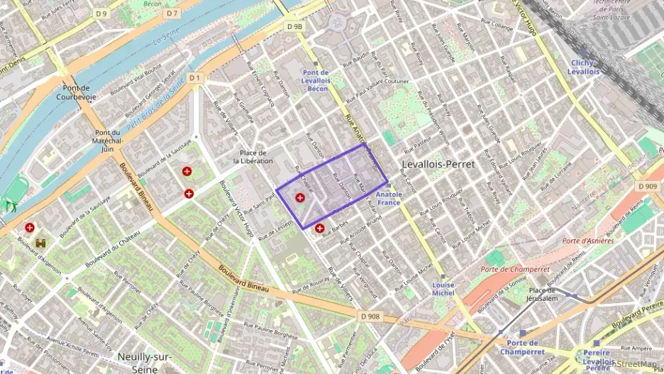 Appartement 23 m² une piece à vendre à Levallois-Perret
