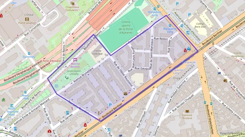 Appartement 100 m² quatre pièces à vendre à Paris 17e Arrondissement