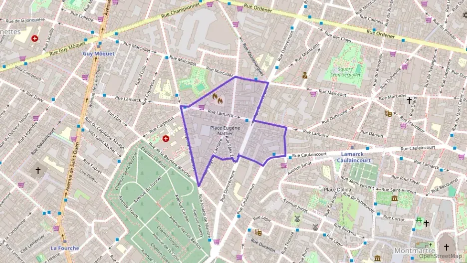 Appartement 38 m² deux pieces à vendre à Paris 18e Arrondissement
