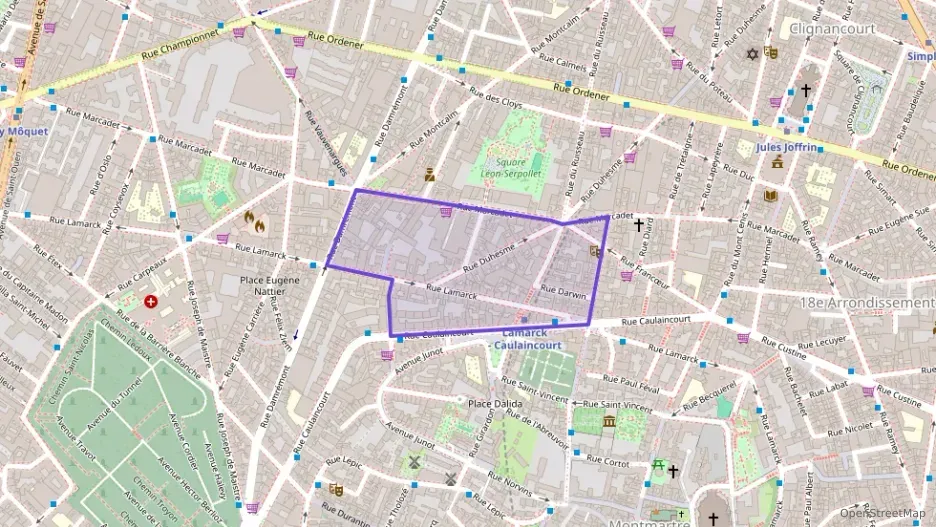 Appartement 24 m² une piece à vendre à Paris 18e Arrondissement