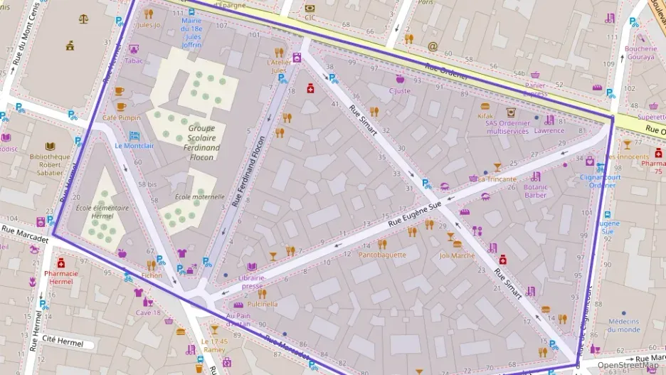 Appartement 34 m² deux pieces à vendre à Paris 18e Arrondissement