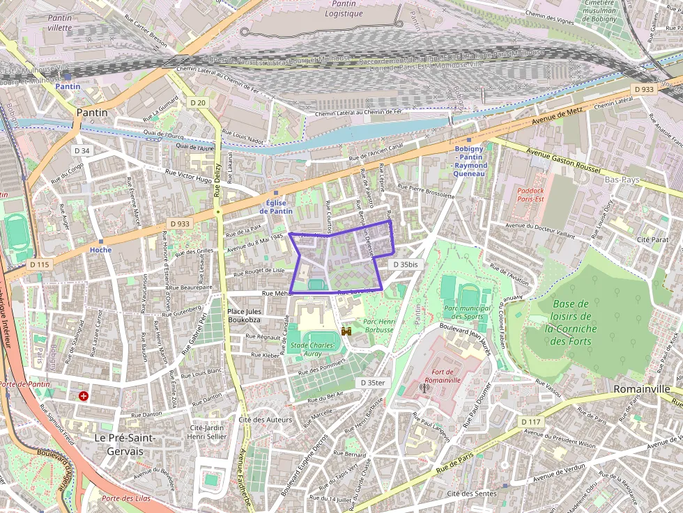 Appartement 59 m² trois pièces à vendre à Pantin