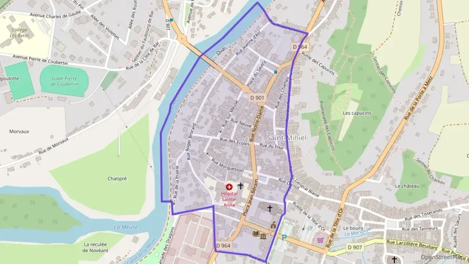 Appartement 60 m² trois pièces à vendre à Saint-Mihiel