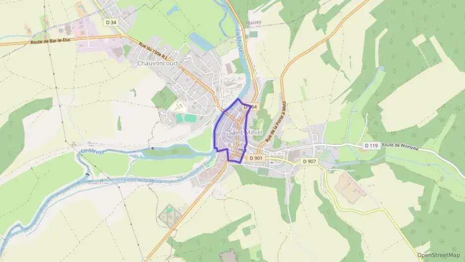 Appartement 55 m² trois pièces à vendre à Saint-Mihiel