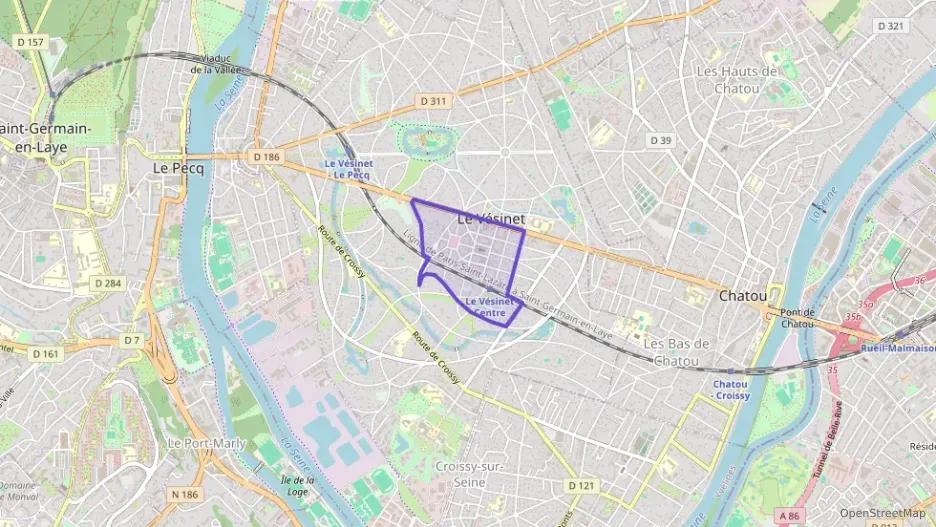 Appartement 59 m² trois pièces à vendre à Le Vésinet Appartement 59 m² trois pièces à vendre à Le Vésinet