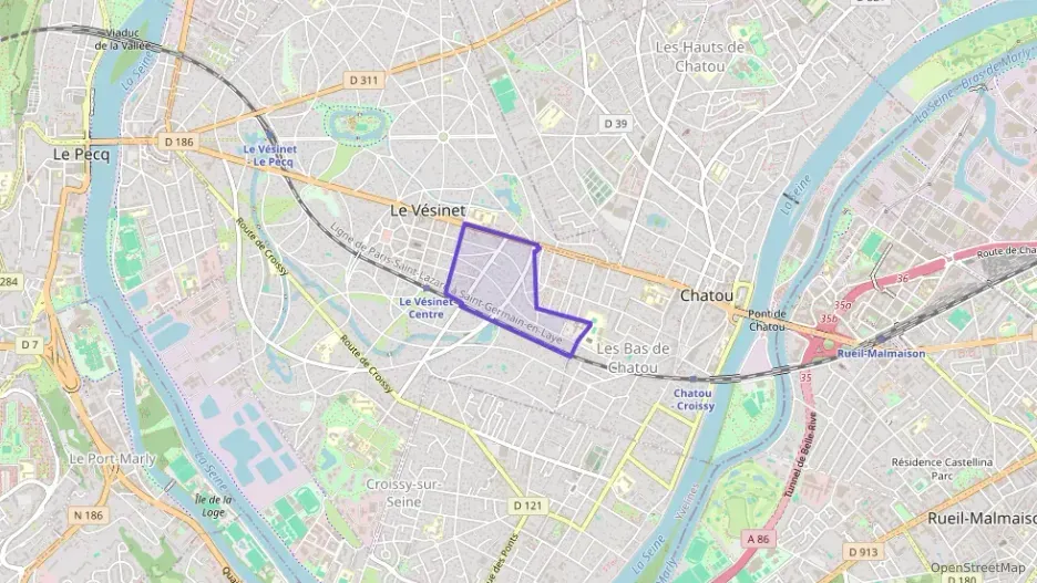 Appartement 103 m² quatre pièces à vendre à Le Vésinet