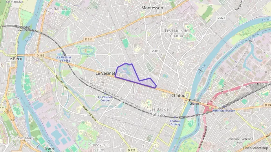 Appartement 45 m² deux pieces à vendre à Le Vésinet Appartement 45 m² deux pieces à vendre à Le Vésinet