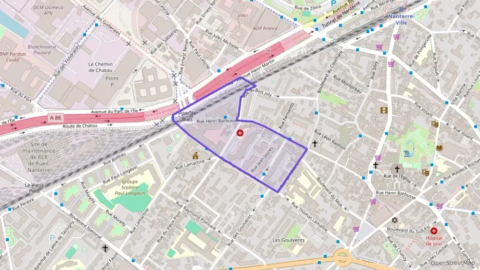Appartement 49 m² trois pièces à vendre à Nanterre