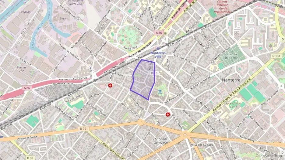 Appartement 65 m² quatre pièces à vendre à Nanterre
