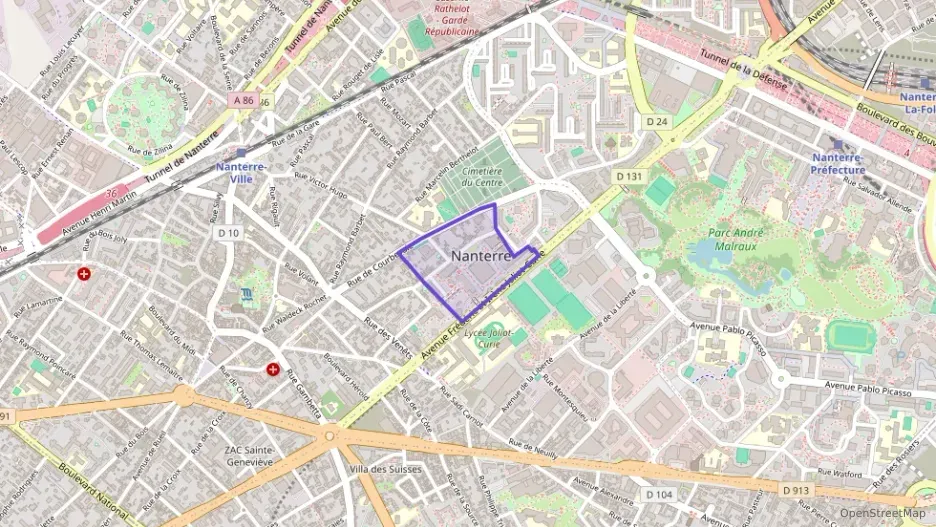 Appartement 67 m² deux pieces à vendre à Nanterre