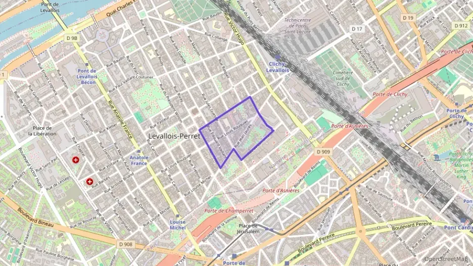 Appartement 63 m² quatre pièces à vendre à Levallois-Perret