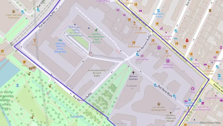 Appartement 26 m² deux pieces à vendre à Paris 17e Arrondissement